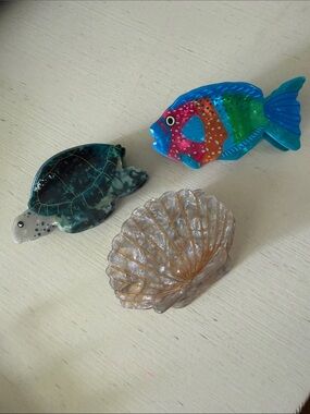 Sea Life Hair Claw Clips